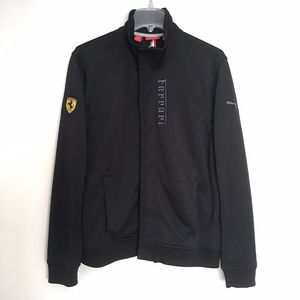 Ferrari Black Puma Motorsport Race Track Jacket M